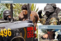 Marina se deslinda de sicario muerto en NL Marina se deslinda de sicario muerto en NL