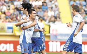 Pablo Barrera se estrena como goleador en Europa Pablo Barrera se estrena como goleador en Europa