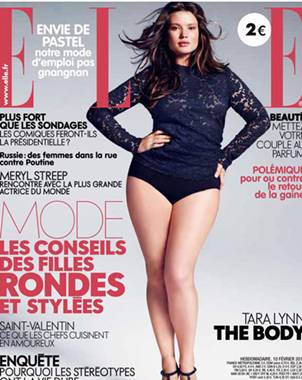 El Universal - Estilos - Modelo de tallas grandes vuelve a portada de Elle
