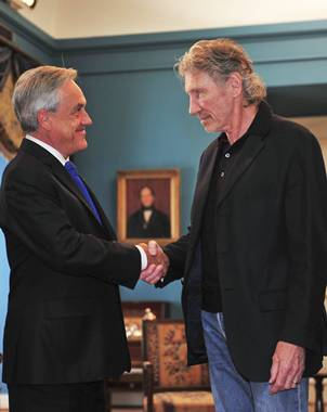 Roger Waters se entrevista con el rpesidente Pi�era