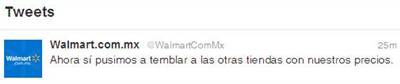 Desafortunado tuit hace temblar a Walmarkt Un