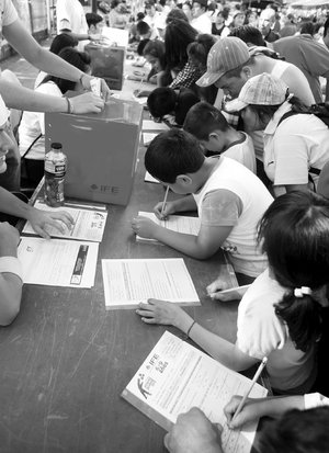 IFE realiza consulta Infantil y Juvenil IFE realiza consulta Infantil y Juvenil