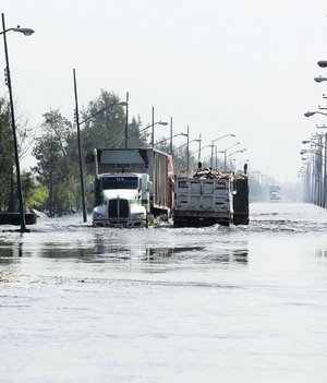 Inundaci�n en Bordo frena env�o y recolecci�n de basura