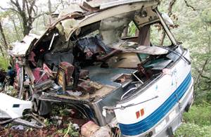 Dejan 14 muertos volcaduras en Sinaloa y Nayarit La unidad se sali de control en una curva del tramo carretero, entre Sinaloa y Durango, y cay a un