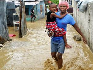 En su marcha destructiva por Jamaica y Hait� el hurac�n 