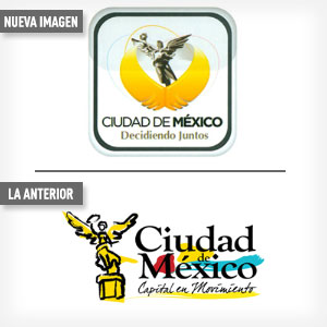 Mancera renueva logo de la ciudad de Mxico El logo conserva la imagen del ngel de la Independencia