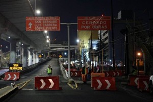 De las 23:00 horas del s�bado a las 07:00 horas del domingo se confinar�n los carriles centrales de 