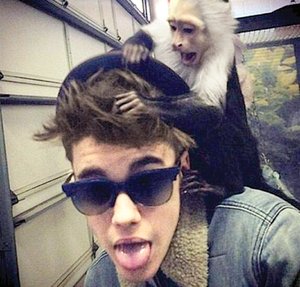 Bieber deja a su mono en Munich