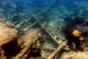 Restos del buque brit�nico HMS Forth, hundido hace 164 a�os frente a las costas de la pen�nsula de Y