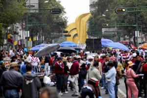 Se recomienda extremar precauciones al circular por la zona centro de la Ciudad de Mxico