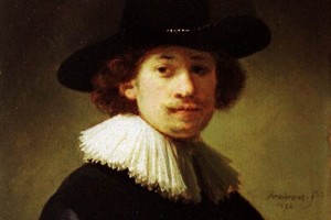 Rembrandt Harmenszoon van Rijn naci en Leiden, Holanda, el 15 de julio de 1606