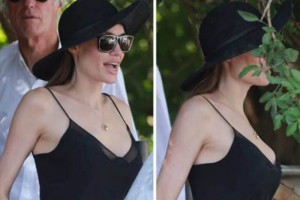Angelina Jolie, muy jovial tras ciruga