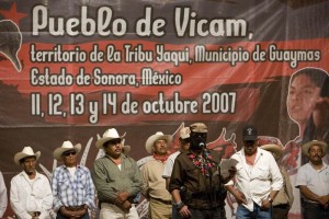 
Secretario del pueblo Yaqui Mario Luna Romero declar a medios de comunicacin que la tribu Yaqui 