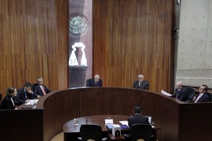 Aspecto del pleno del Tribunal Electoral del Poder Judicial de la Federacin