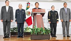 Eduardo S�nchez, vocero del gabinete de seguridad del gobierno federal, inform� sobre el operativo d