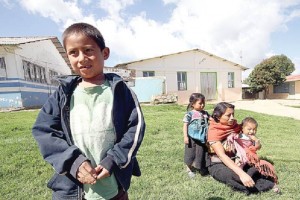 En el poblado de El Romerillo, en San Juan Chamula, Chiapas, los tres hermanos y la madre de Manuel 