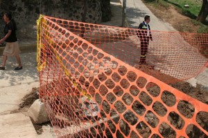 El deslave se produjo en la calle Mina nmero seis, producto del exceso de humedad proveniente de la