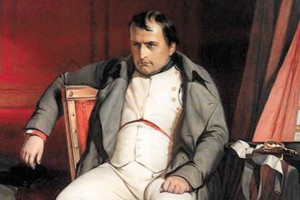 La servilleta de Napolen (en la imagen) fue donada a un rico estadounidense que tuvo 