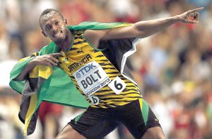 Bolt, otra vez campe�n mundial de los 100m