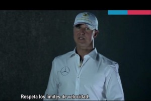 Michael Schumacher pide respetar los lmites de velocidad.