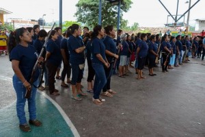 Ms de un centenar de mujeres de diferentes comunidades del poblado de Xaltianguis conformaron la Po