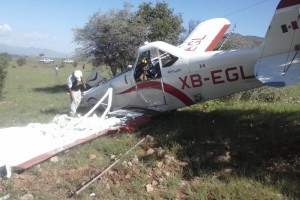 De manera preliminar se estableci que la causa del accidente pudo ser la prdida de potencia