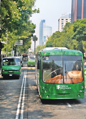 Nuevo corredor de autobuses, en Chapultepec Nuevo corredor de autobuses, en Chapultepec