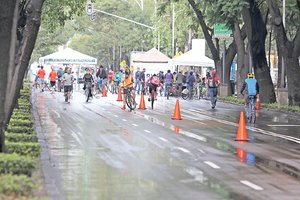 Celebran Da sin Auto con ampliacin de ruta ciclista