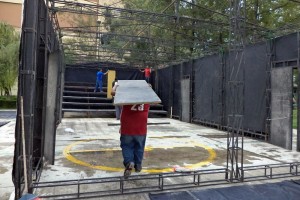 La delegacin Miguel Hidalgo instala una carpa itinerante en el parque reforma social como parte de 
