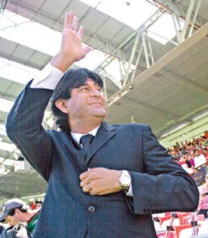 Cardozo, conforme con sus Diablos