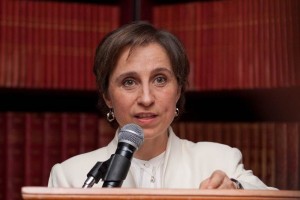 Aristegui agradeci el apoyo que el pblico le ha dado a travs de las redes sociales.