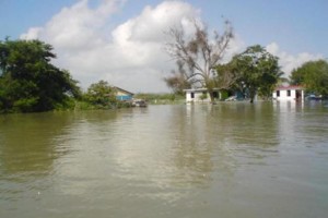 El ro Tames y la laguna de Champayn rebasaron su mxima capacidad por las lluvias.