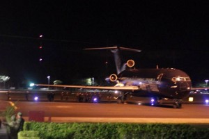 A bordo de un Boeing 727, arribaron al aeropuerto internacional de la ciudad de Chetumal este centen