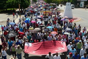Los maestros de Chiapas han realizado protestas contra la reforma educativa