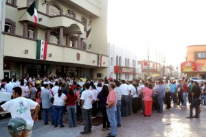 Las manifestaciones en Tamaulipas se estn desarrollando en los municipios de Ciudad Victoria, Tampi