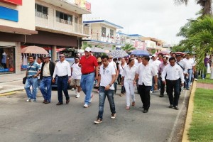 En Chetumal, ms de 6 mil maestros de educacin bsica marchan de la Secretara de Educacin estatal