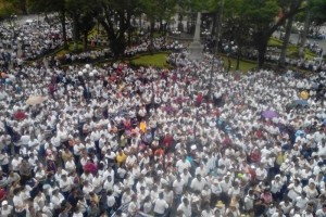 Las mayores concentraciones se registraron en Xalapa, donde segn los organizadores se congregaron c