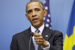 El presidente estadounidense reitera en Estocolmo que est convencido de que el gobierno sirio emple