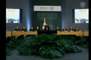El presidente Pea Nieto encabeza la reunin de anlisis con su gabinete