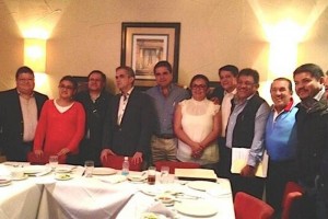 En el encuentro Mancera reconoci el trabajo de los legisladores federales. 