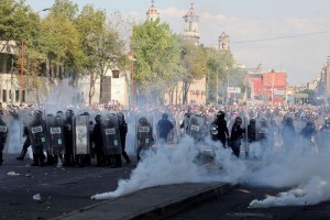  Retaguardia de la marcha se dirige hacia el �ngel