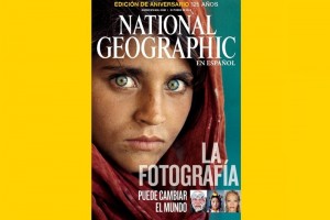 La imagen de una joven afgana en un campamento de refugiados de Pakistn, tomada por Steve McCurry, 