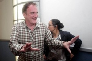 Ayer Tarantino fue asediado por los medios de comunicacin
