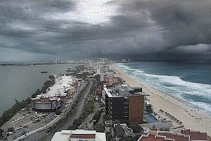 La delegacin de la Conagua en Quintana Roo report que la tormenta tropical Karen se ubic esta ma