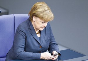 Es seguro el celular de Angela Merkel?
