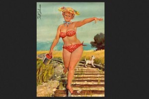 Hilda, famoso personaje del artista Duane Bryers, que hace alusin a mujeres de talla grande