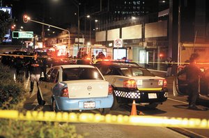 PGJDF: sujetos baleados en taxi iban alcoholizados PGJDF: sujetos baleados en taxi iban alcoholizados