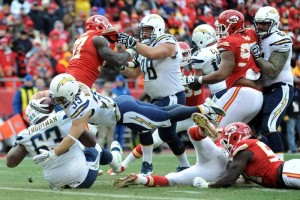 Cargadores de San Diego someti� a los Jefes de Kansas City cuando quedaban 24 segundos.