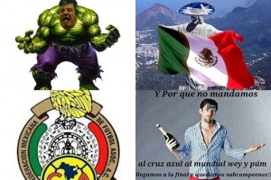 Celebrando el pase al Mundial.