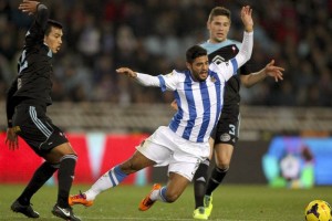 Cuatro goles marc� Vela para que la Real Sociedad venciera a Celta de Vigo.